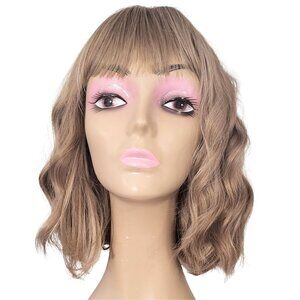 AMORE MIO AW-SKY 12 Blunt Cut Bang W/ Blunt Fringed End Loose Body Bob